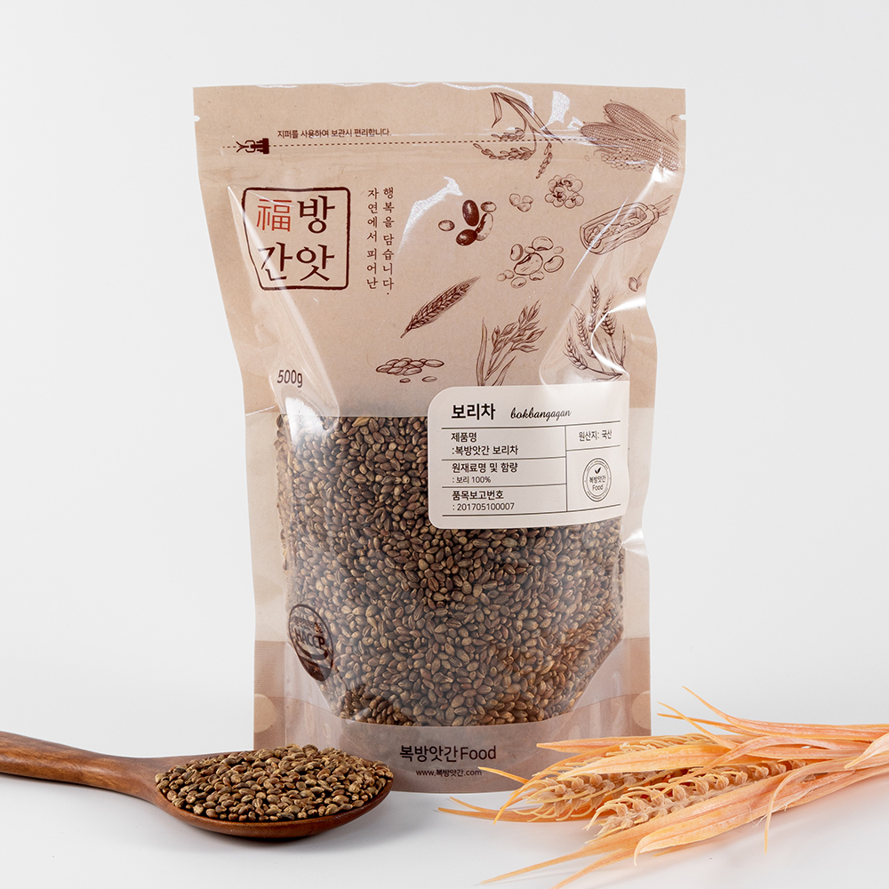국산 보리차 고소한 진공압력 볶음 500g 복방앗간