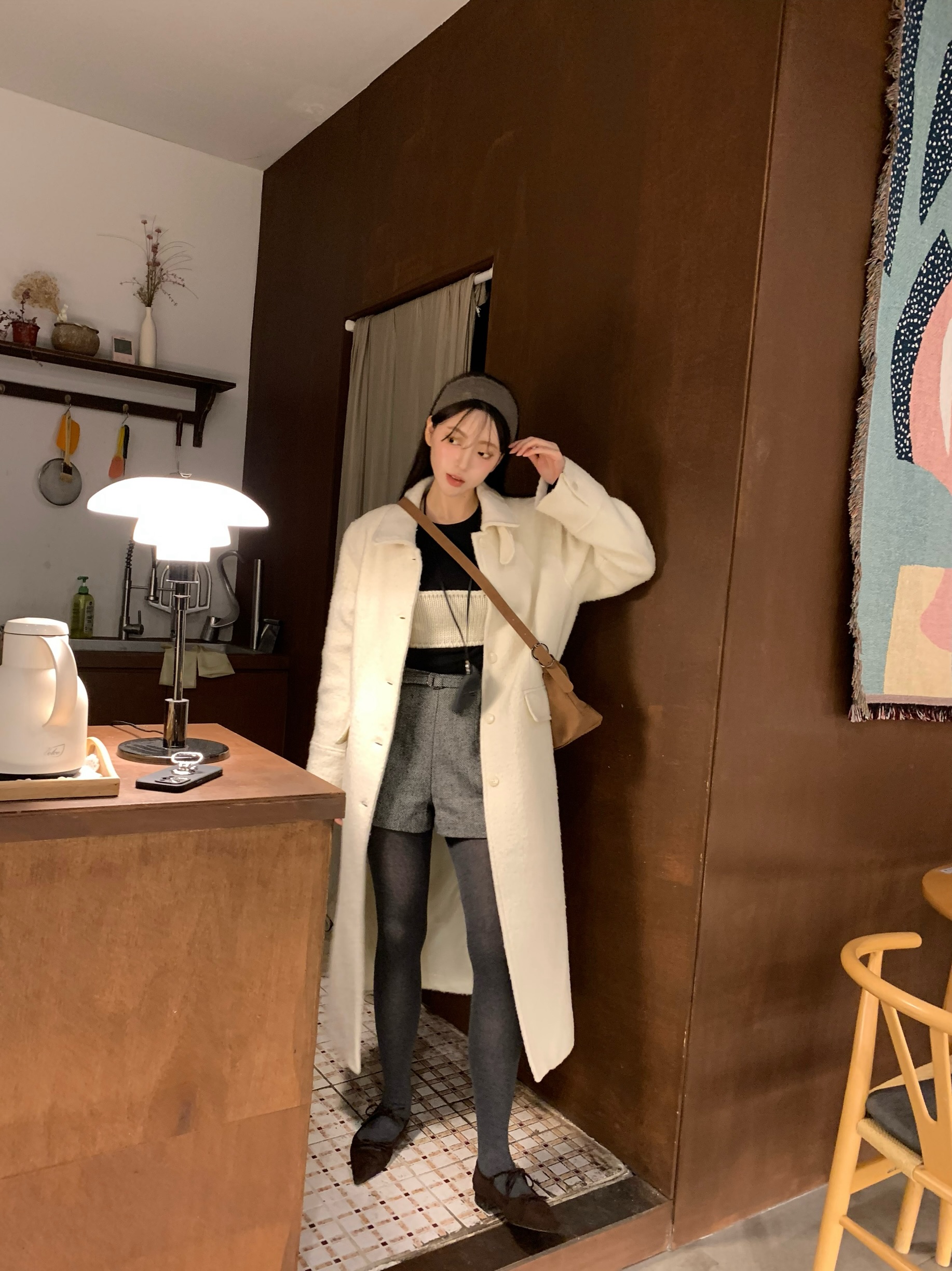 wool 100) monde wool long coat 상세 이미지 39