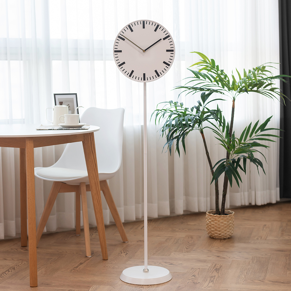 국산 플라이토 무소음 인테리어 벽시계 디자인 모던 거실 벽걸이시계 선물 볼드라인 30cm - 상세 이미지 4