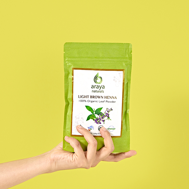 아라야 USDA 유기농 천연 헤나 100g 1개, 인디고 다크브라운 새치 흰머리 순한 염색 이미지 2