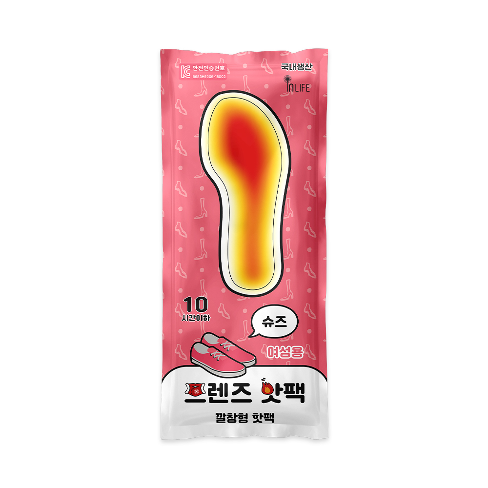 솔저 프랜즈 150g 대용량 핫팩 캠핑 골프 레저 겨울필수템 100개 - 상세 이미지 3