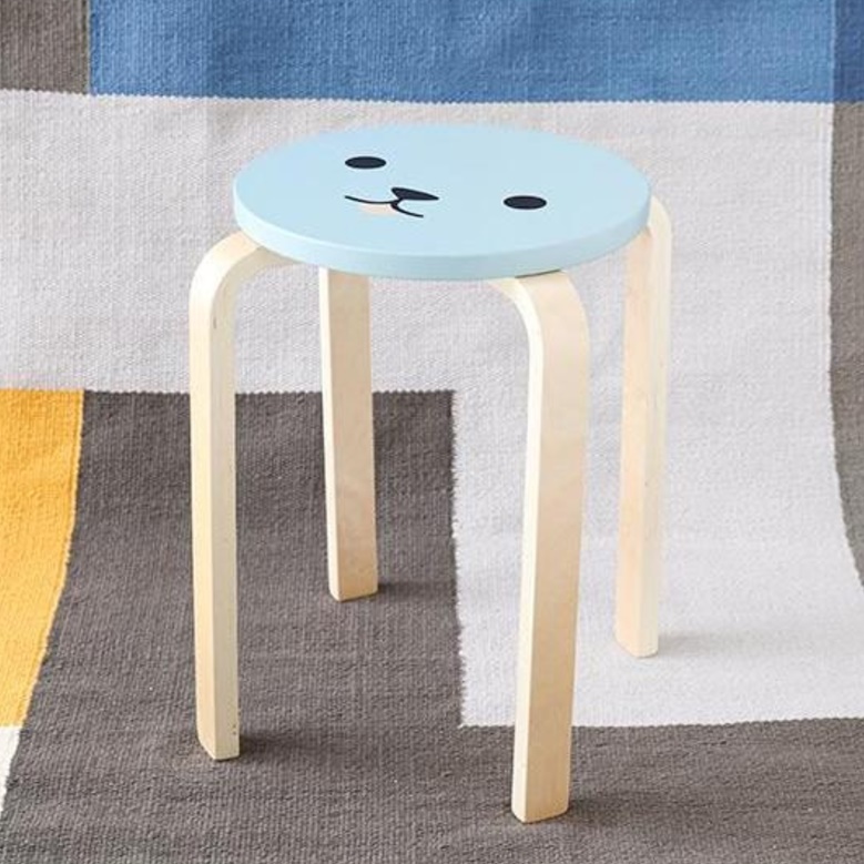 유치원나무의자 어린이 도서관 유치원생의자 아동원목의자