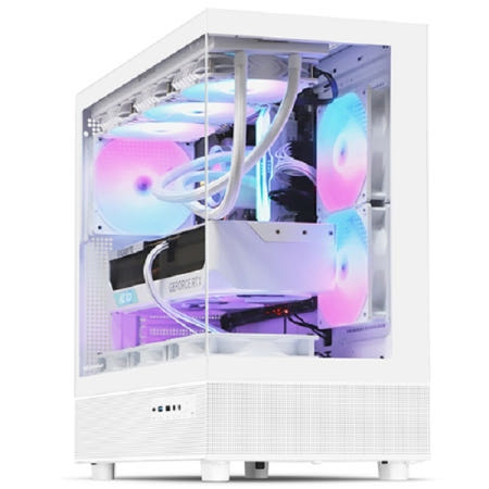 DARKFLASH DARKFLASH DPX90 ARGB 강화유리 화이트 (미들타워)