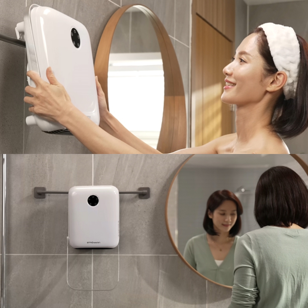 3초 바로핫 욕실히터 인버터형 온풍기 스마트 욕실 화장실 벽걸이 미니 전기온풍기 스트로만