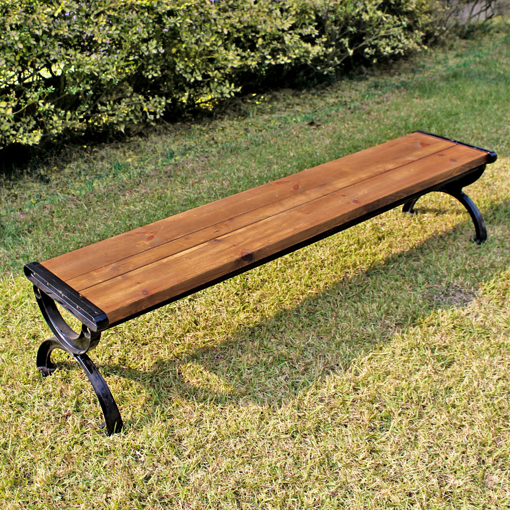 야외벤치 의자 테라스 정원 철제 야외용 카페 공원 평벤치 힐링1200