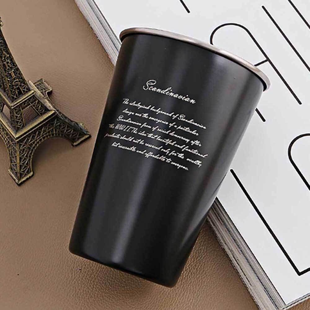 스텐컵 500ml 음료컵 스텐커피컵 대용량컵 : 구름홀릭샵