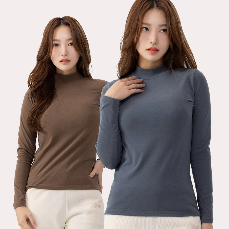 에버라스트 여성 기모 목폴라 + 코듀로이 기모팬츠 - 상세 이미지 4