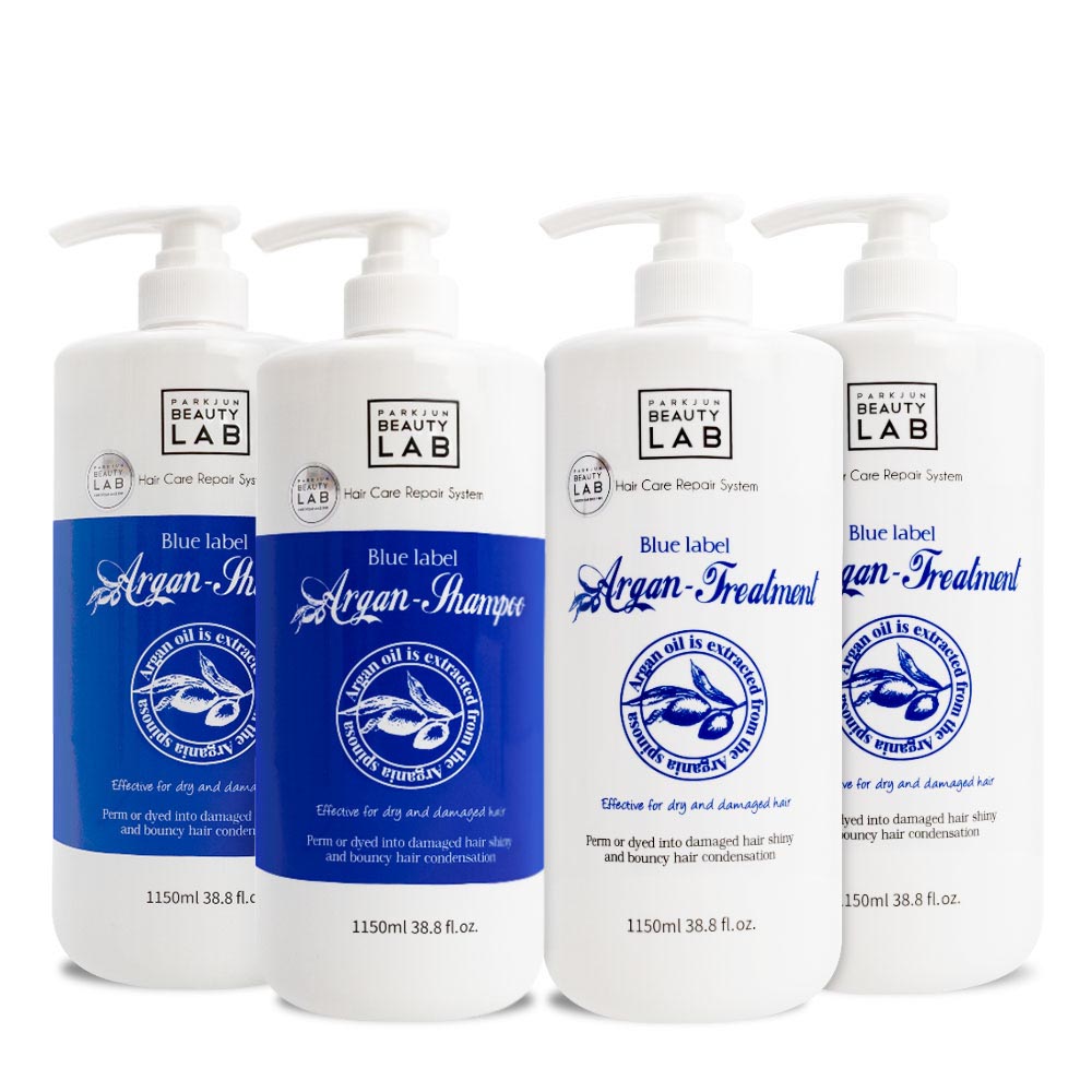 박준뷰티랩 아르간 샴푸 트리트먼트 1150ml 2종 세트 미용실 대용량 헤어팩 - 상세 이미지 4