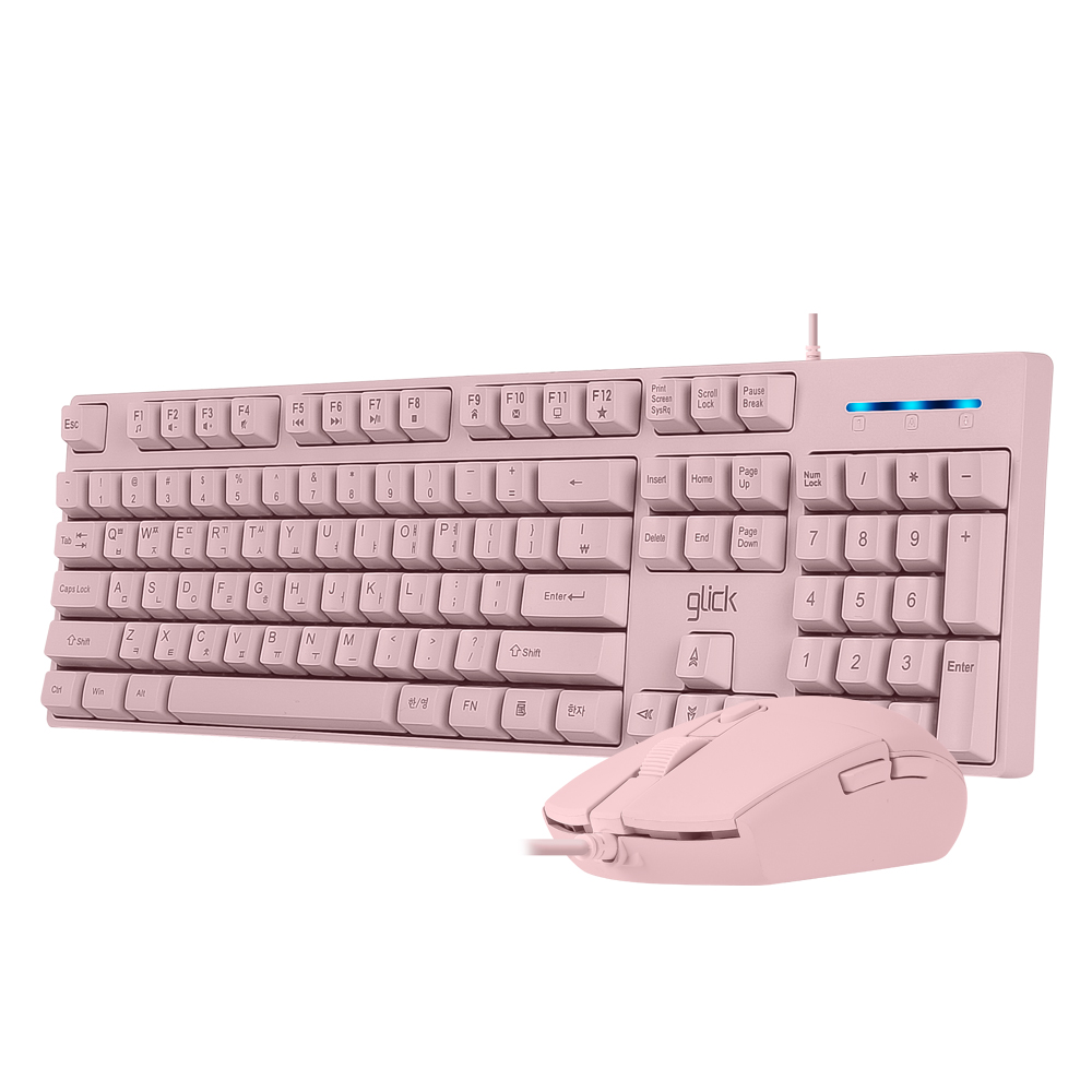 지클릭커 오피스프로 GMK-500 스탠다드 M 키보드 무소음 마우스 키스킨 포함 세트 화이트 - 상세 이미지 5