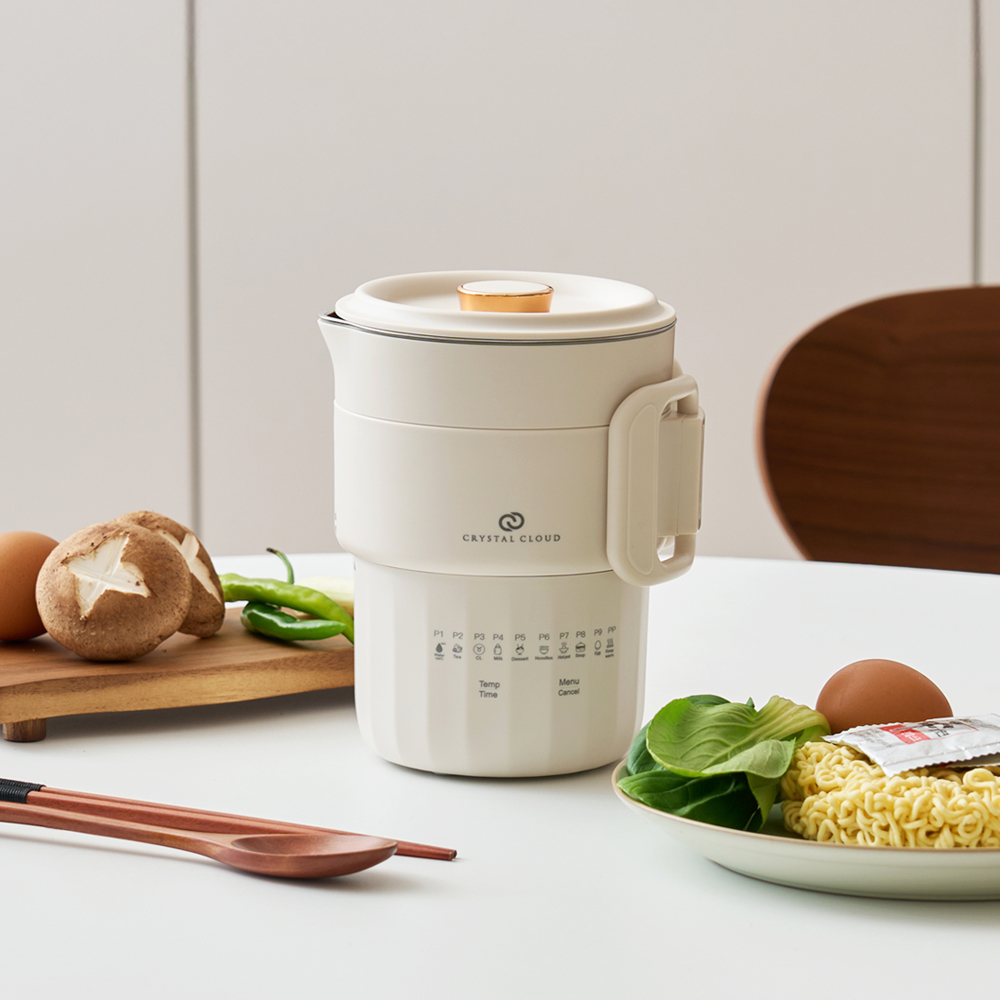 크리스탈클라우드 휴대용 전기포트 여행용 접이식 분유포트 멀티포트 커피포트 주전자 포트기