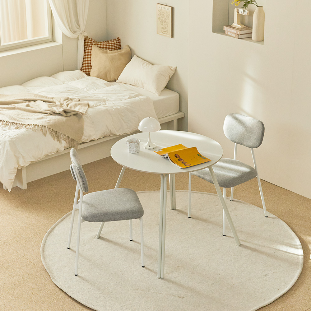 에덴 카페 인테리어 의자 패브릭 식탁의자 1+1