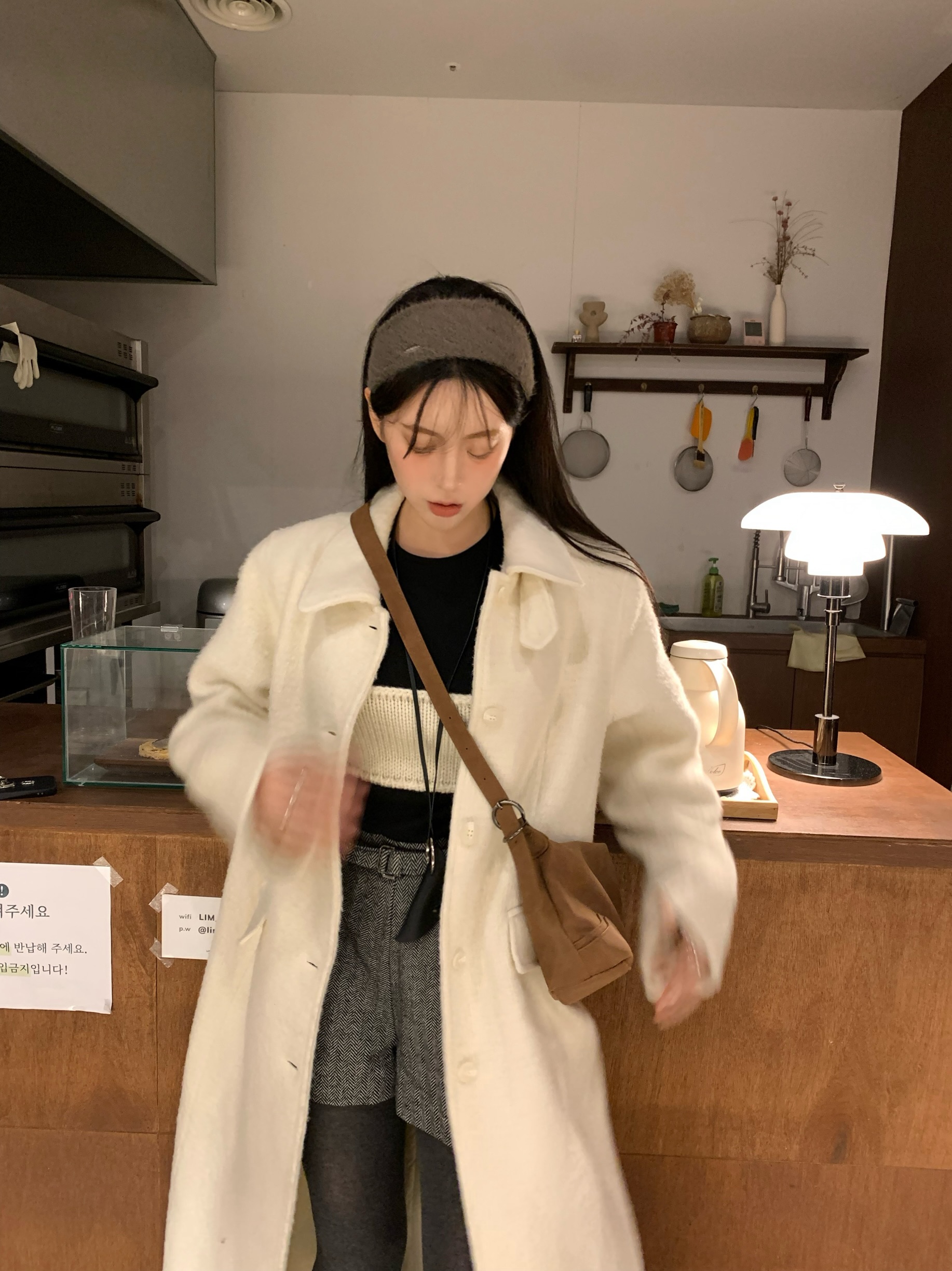 wool 100) monde wool long coat 상세 이미지 41