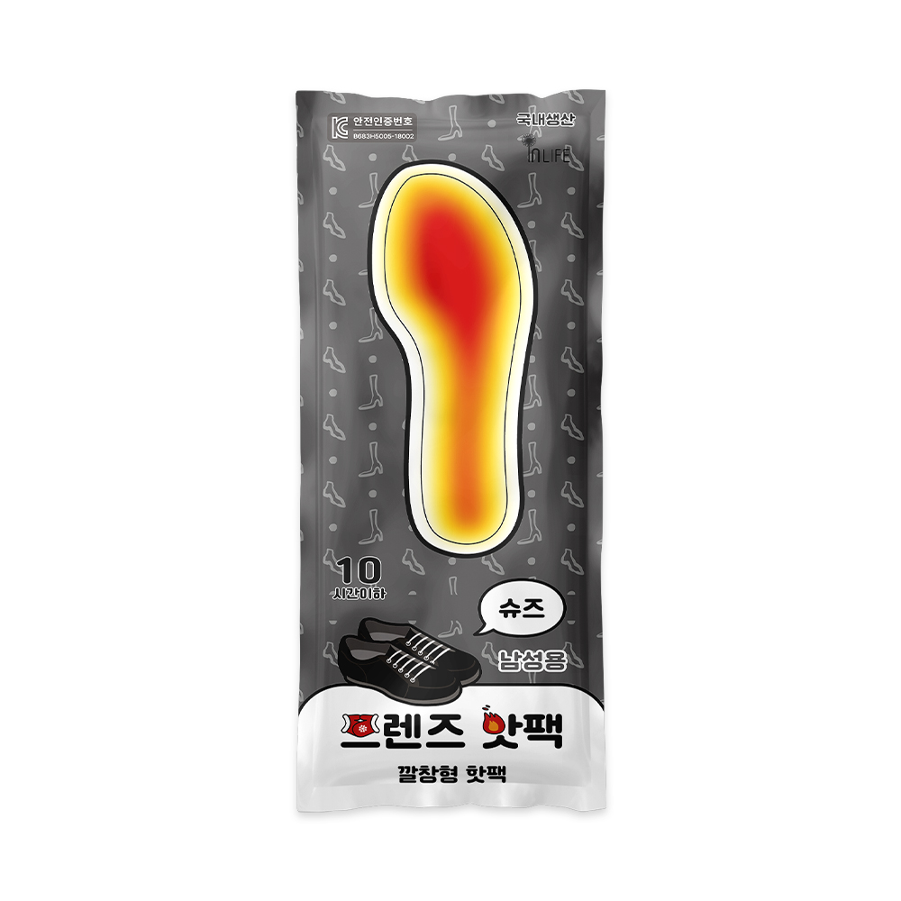 솔저 프랜즈 150g 대용량 핫팩 캠핑 골프 레저 겨울필수템 100개 - 상세 이미지 2