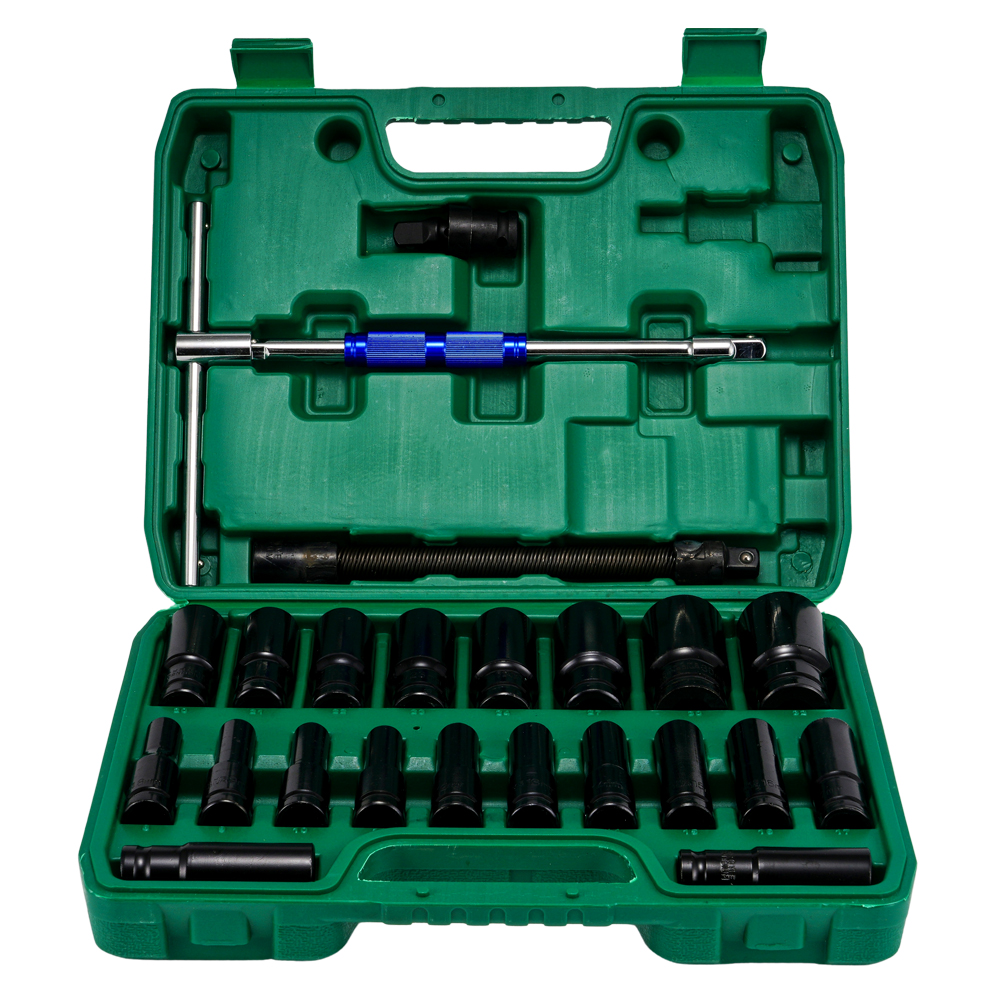 솔리드 1/2 복스알세트 23P 유니버셜조인트 포함 복스세트 소켓 자동차공구 육각