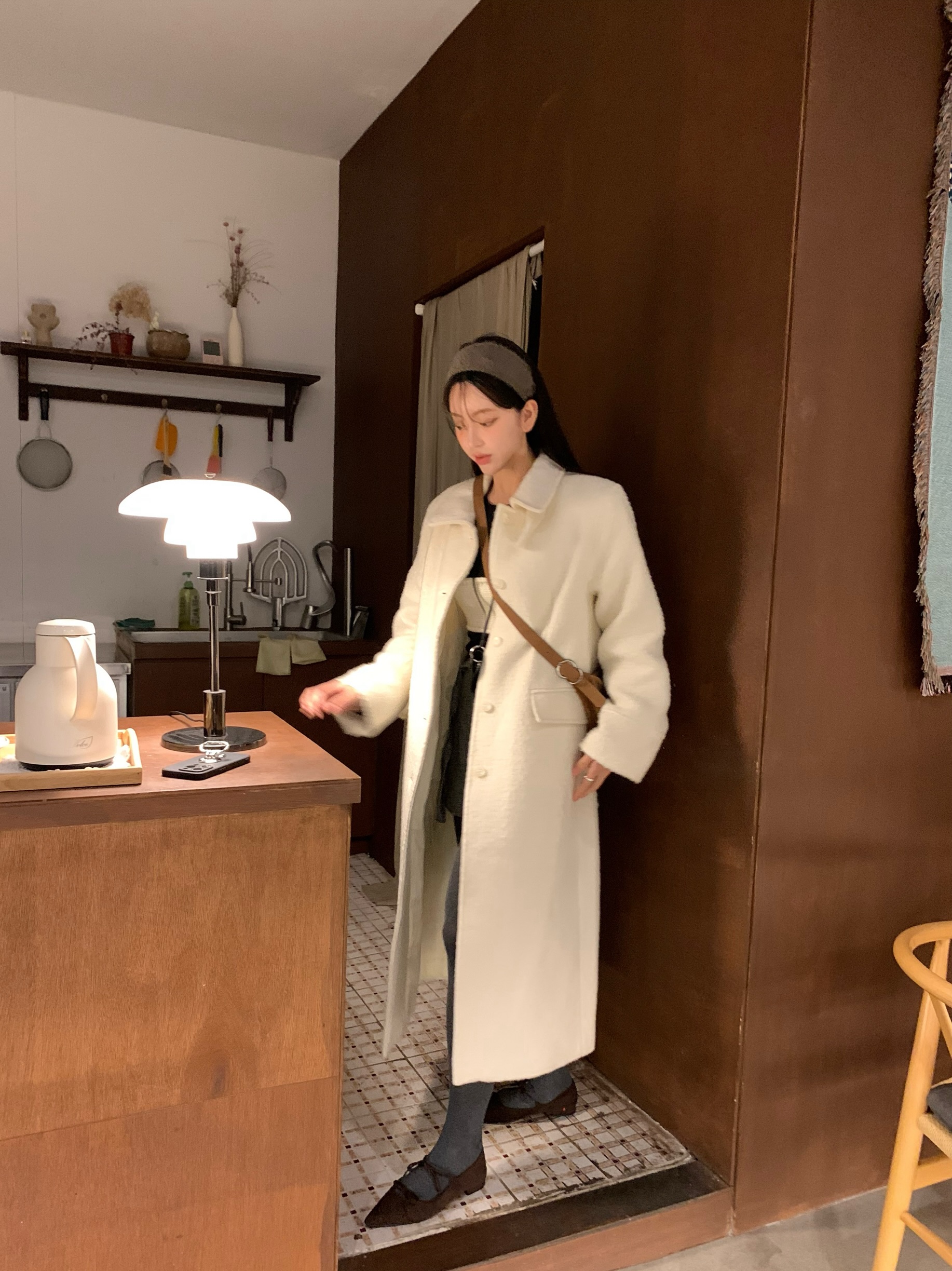 wool 100) monde wool long coat 상세 이미지 36