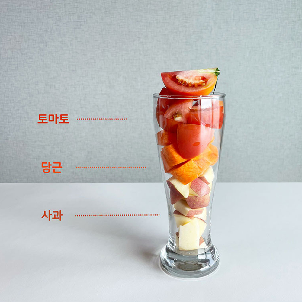(하늘곳간)국산 토마토 당근 사과 통착즙 갓생비법 NFC주스 110ml 30팩 ACT주스 - 상세 이미지 5