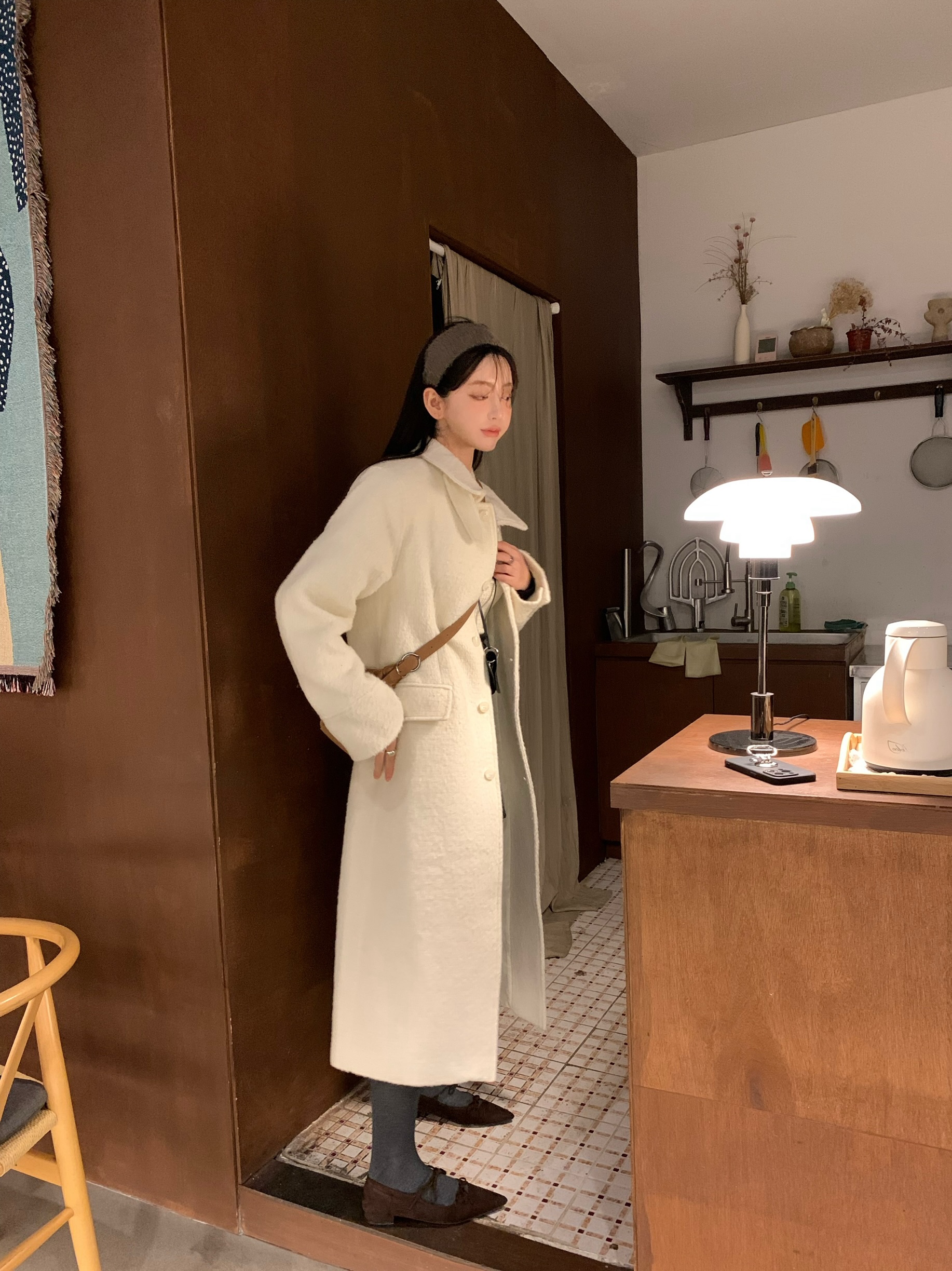 wool 100) monde wool long coat 상세 이미지 43
