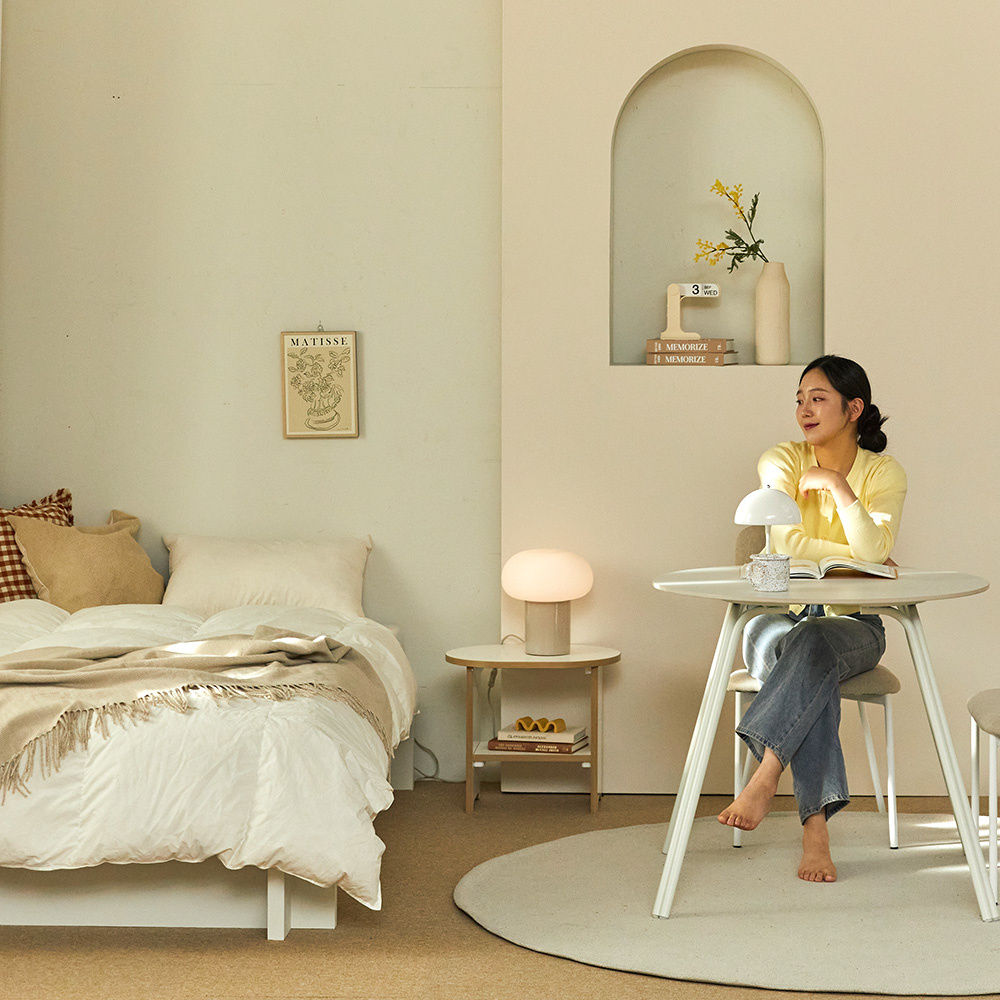 테오 거실 침실 사무실 스툴 다용도 미니 사이드 테이블