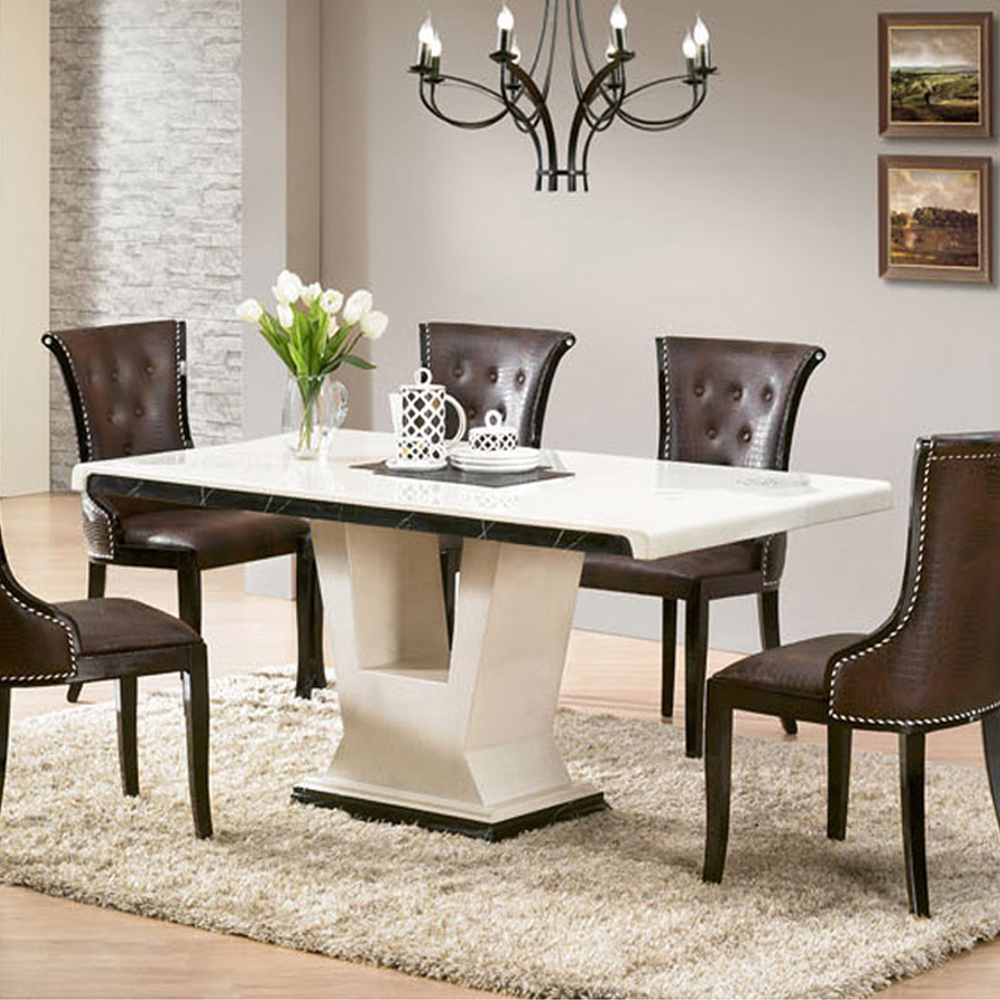 크롱 대리석 6인 식탁