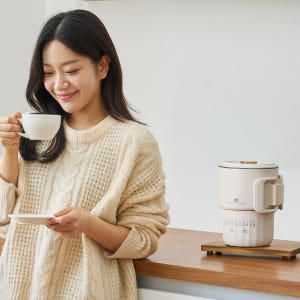 크리스탈클라우드 휴대용 전기포트 여행용 접이식 분유포트 멀티포트 커피포트... 개봉기 | 실사용 후기 - 상품 이미지 4