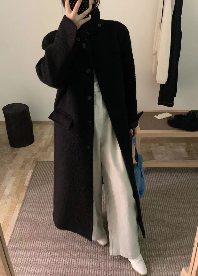 wool 100) monde wool long coat 상세 이미지 28