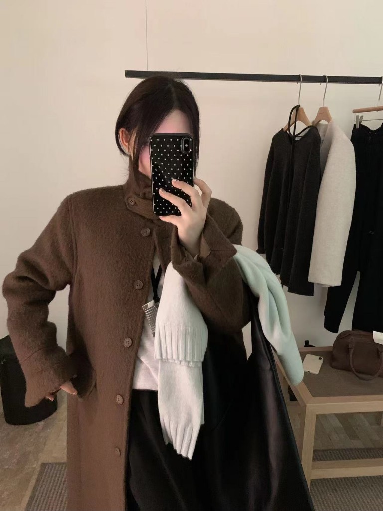 wool 100) monde wool long coat 상세 이미지 18