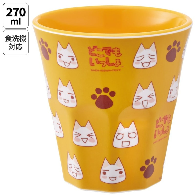 스케이터 도코데모 잇쇼 캐릭터 멜라민 텀블러 270ml MTB2 - 주방·식기 - 하카타몰