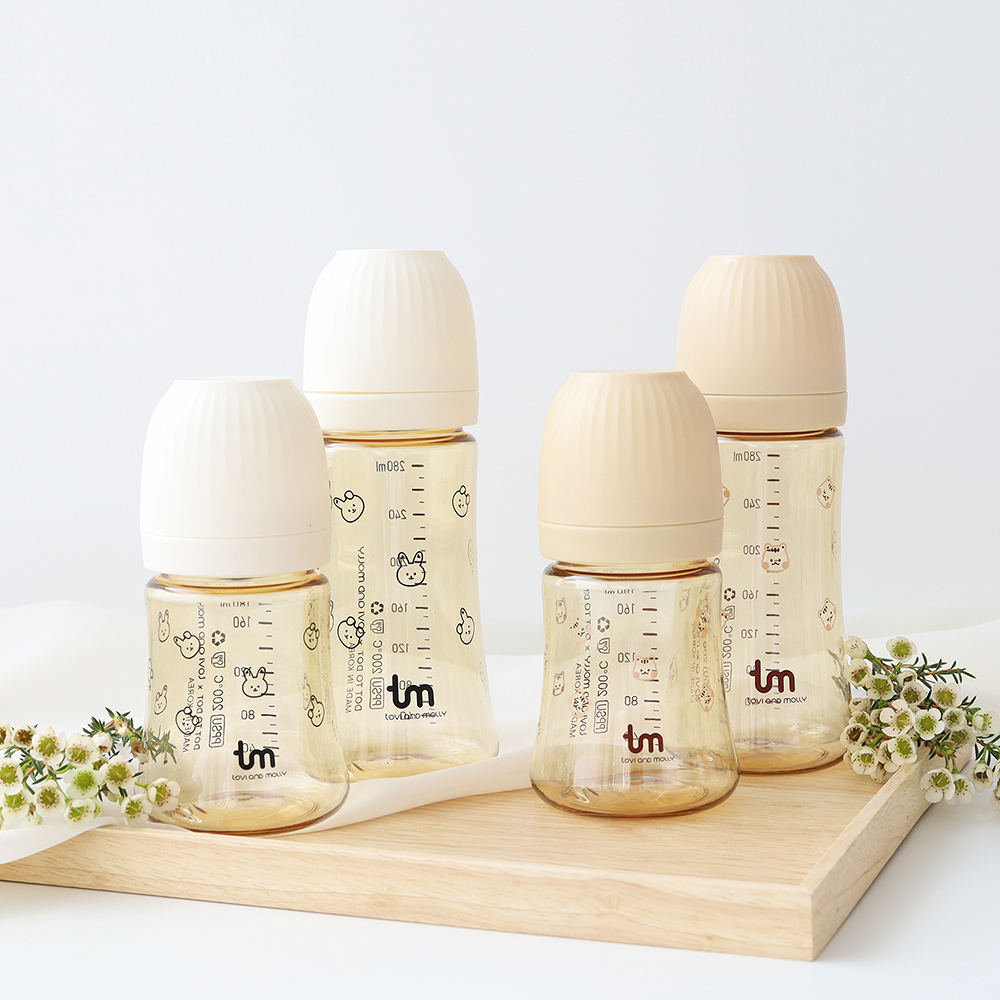 [토비앤몰리] 돗바니 돗람이 180ml 280ml 아기 젖병 배앓이젖병 신생아 - 상품 이미지