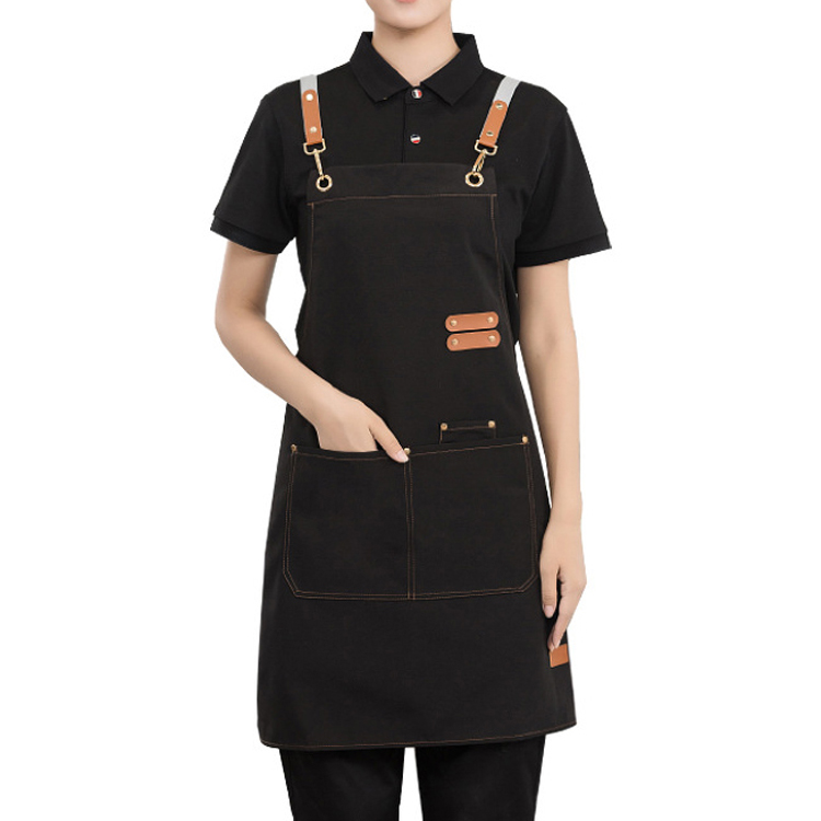 쭈니즈 앞치마 캔버스 바리스타 공방 카페 주방 미용