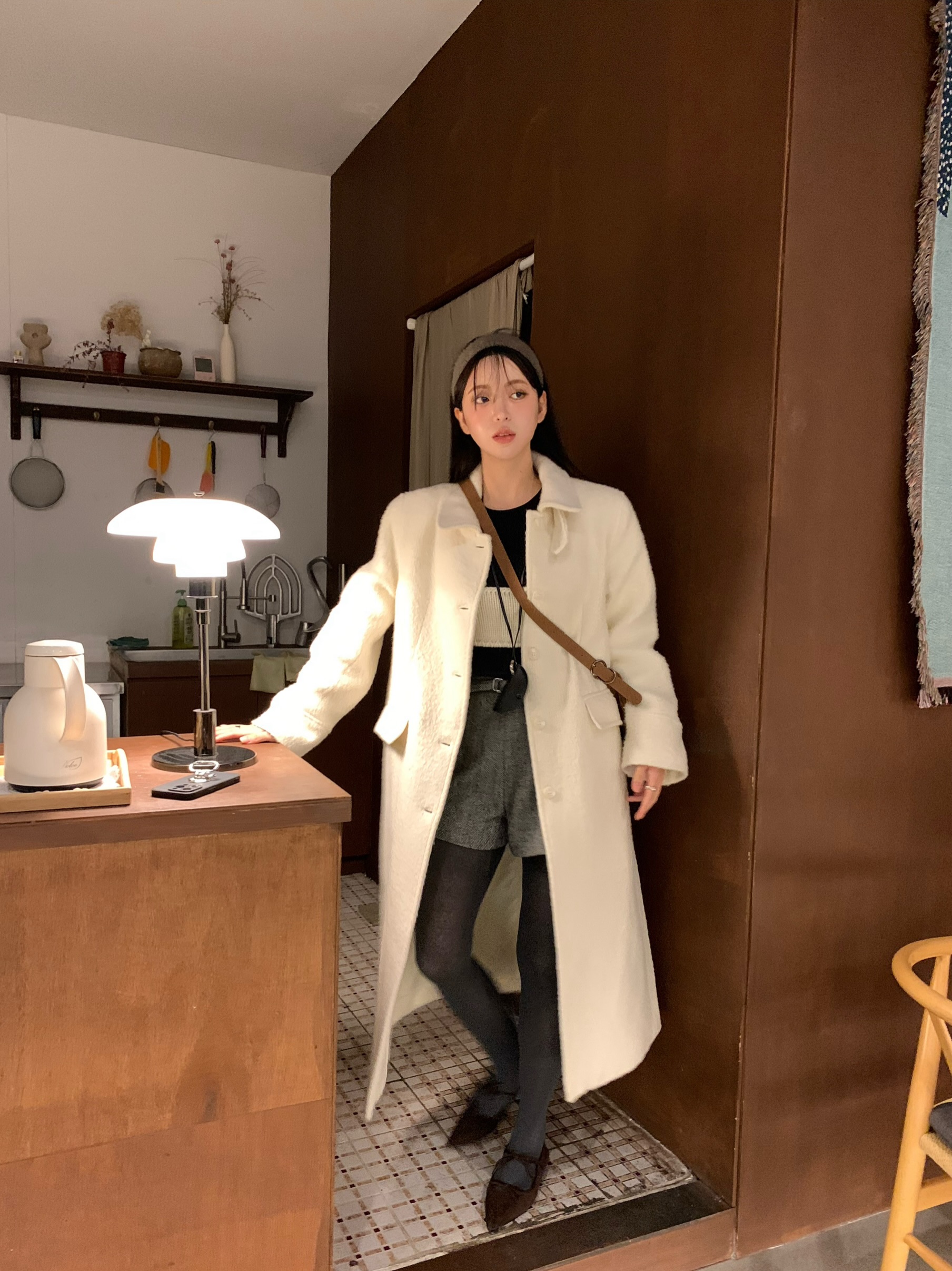 wool 100) monde wool long coat 상세 이미지 37