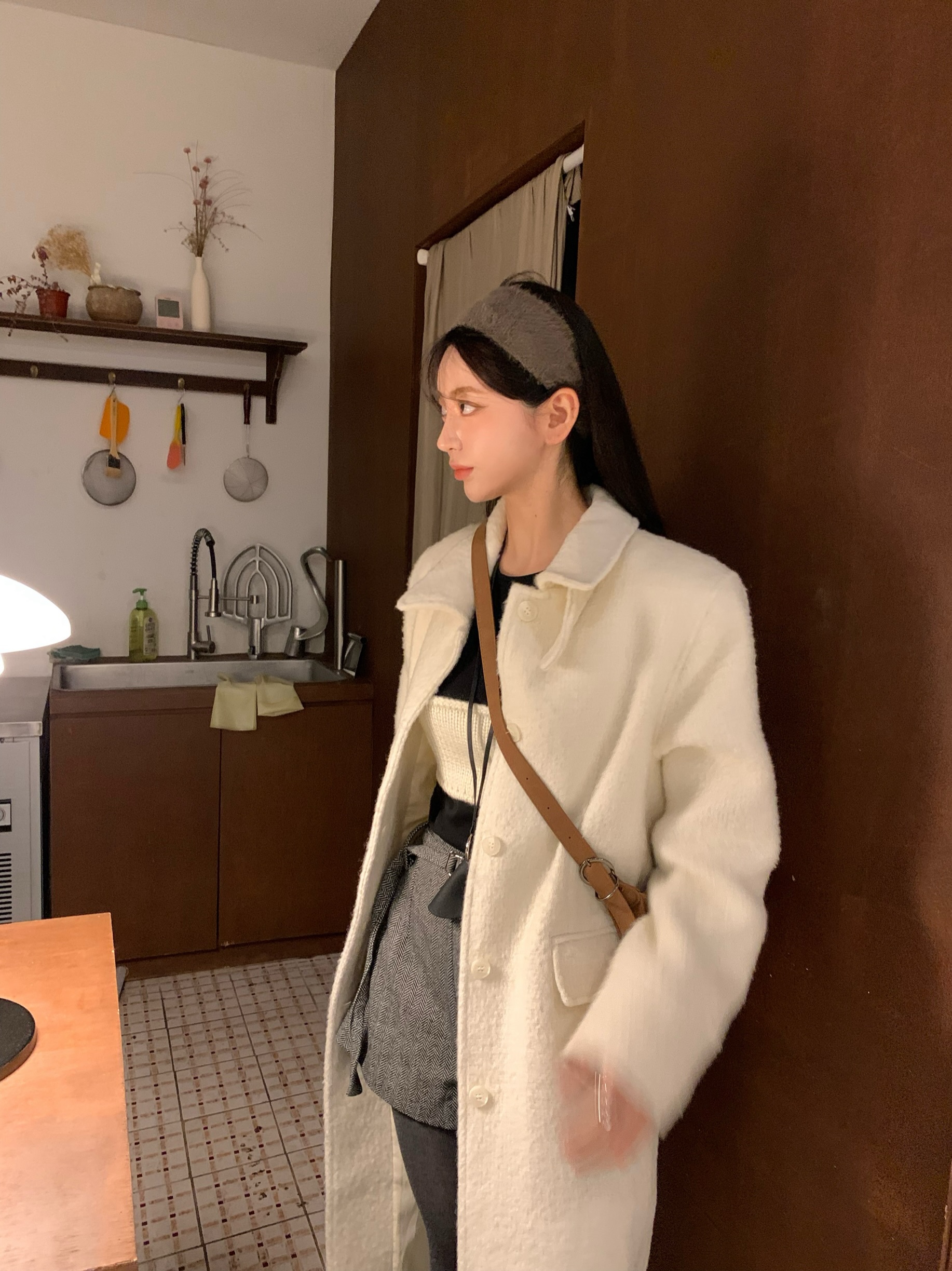 wool 100) monde wool long coat 상세 이미지 52
