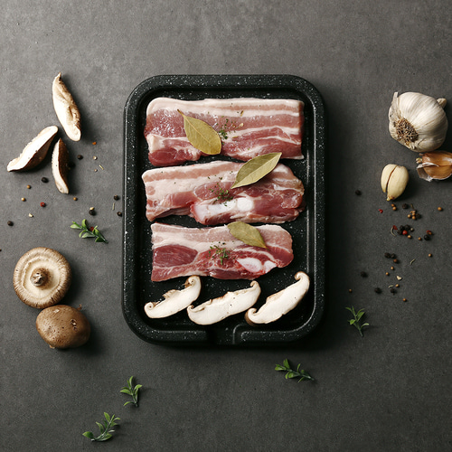 화끈한 마블5중코팅 업소 가정용 삼겹살 고기불판