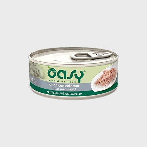 오아지 네츄럴 레인지 캔 고양이 습식간식 참치 오징어, 70g, 1개 - 상세 이미지 2