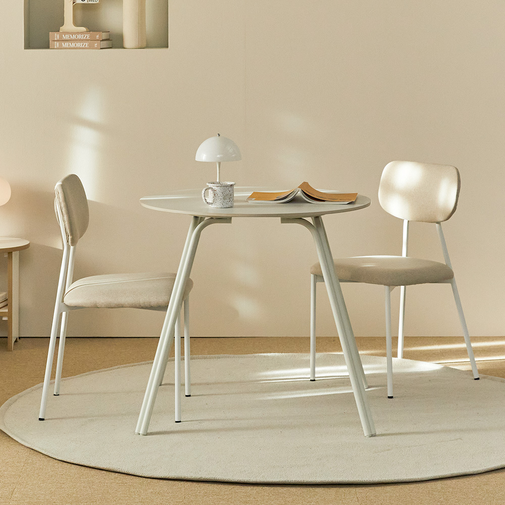 에덴 카페 인테리어 의자 패브릭 식탁의자 1+1