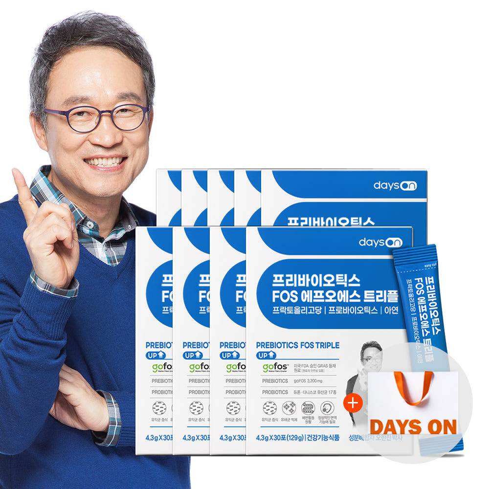 [쇼핑백 제공] 데이즈온 오한진 프리바이오틱스 FOS 트리플 9개월