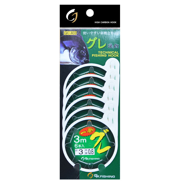 금호조침 GK-403 뉴기조 벵에돔 그린 묶음바늘 구레 묶음바늘 파래 - 상세 이미지 2