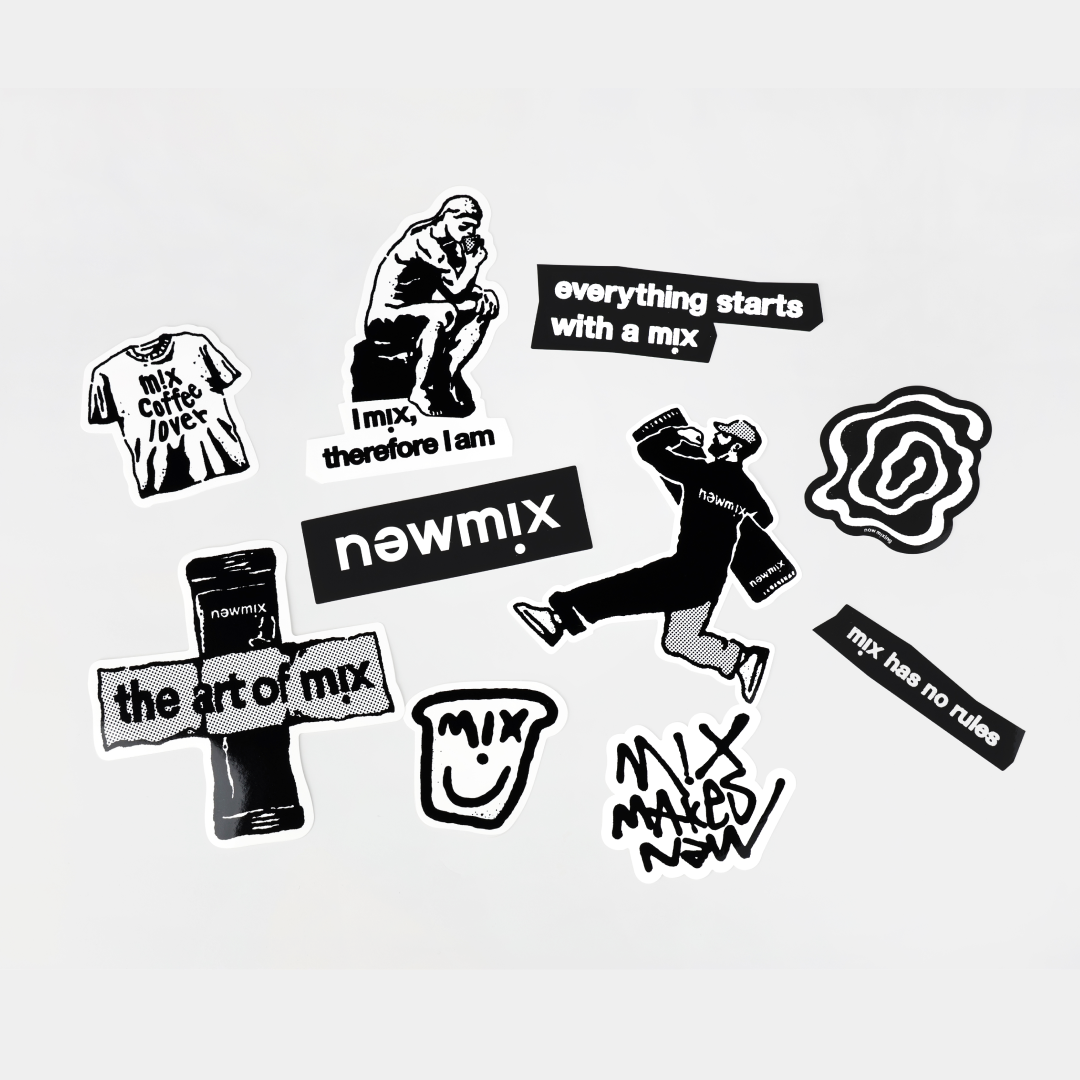 뉴믹스커피 스티커팩 newmix removable sticker pack - 상세 이미지 3