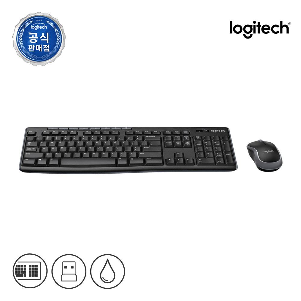 [N배송] 로지텍코리아 공식 MK270R 콤보 무선 키보드 마우스 세트 - 상세 이미지 2