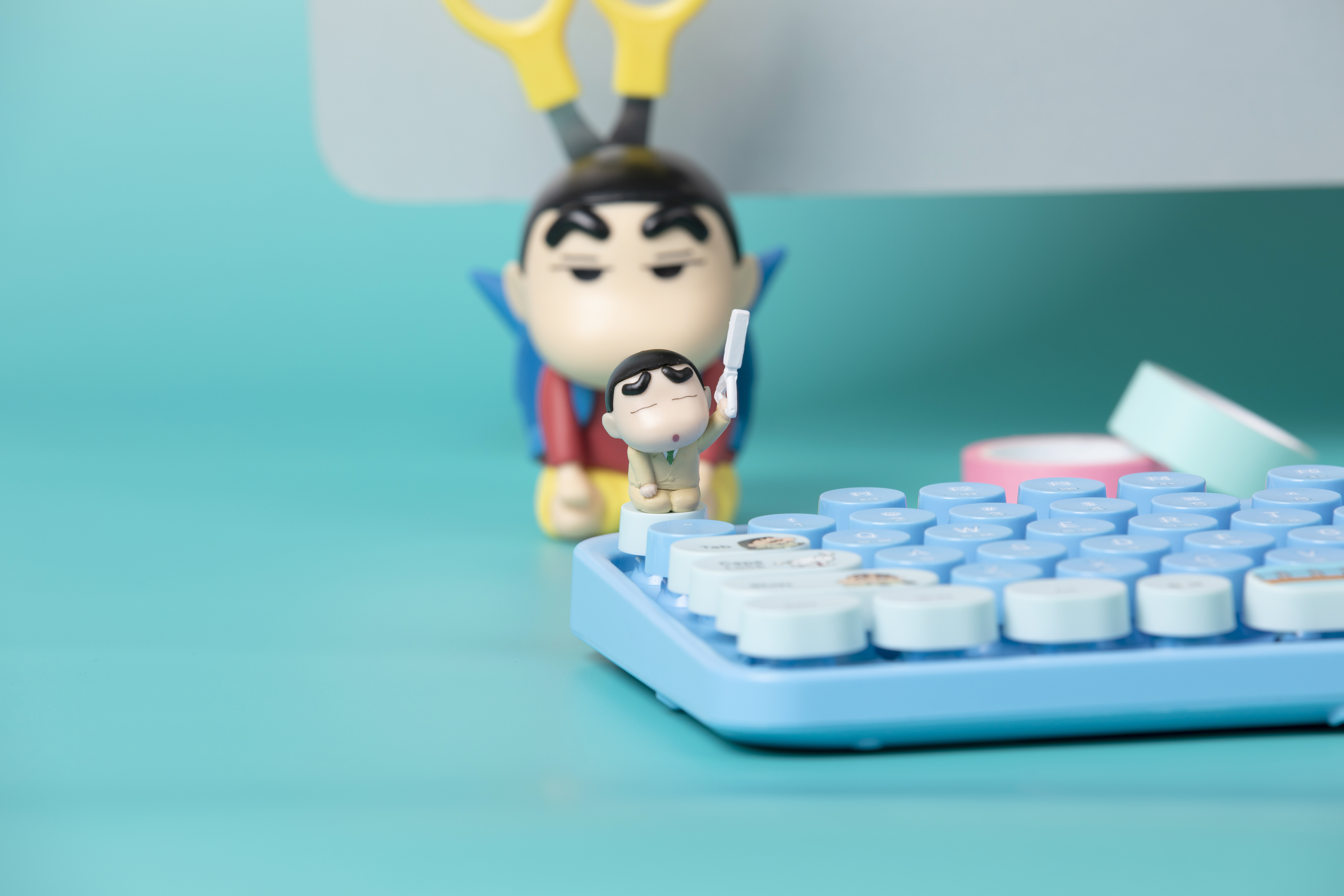 짱구 무선 키보드 멤브레인 피규어 저소음키보드 - 상세 이미지 5