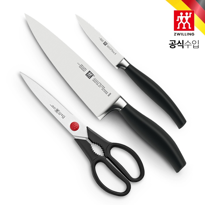 HK1030430 즈윌링 파이브스타 3P 세트(셰프+패링+가위) - 상품 이미지