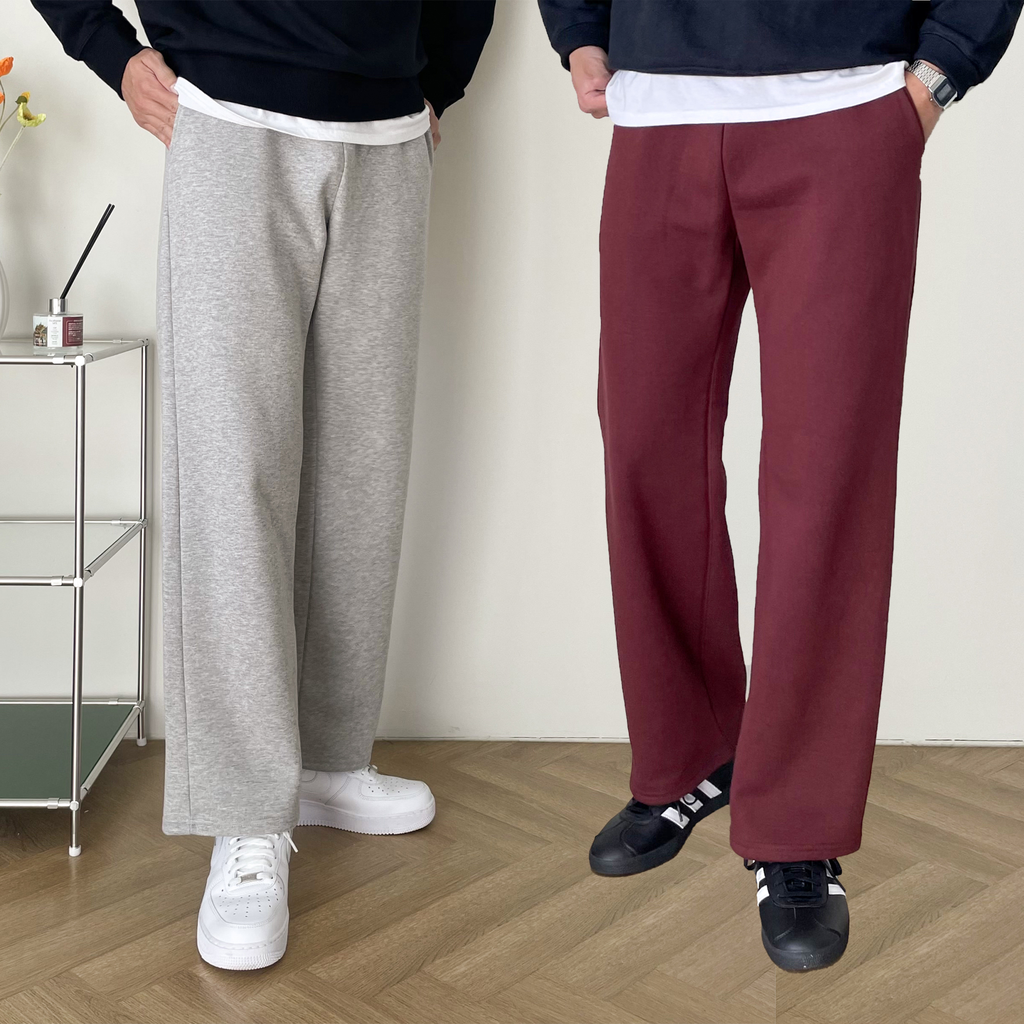 1+1 스웻팬츠 남자통바지 남자편한바지 - 상품 이미지