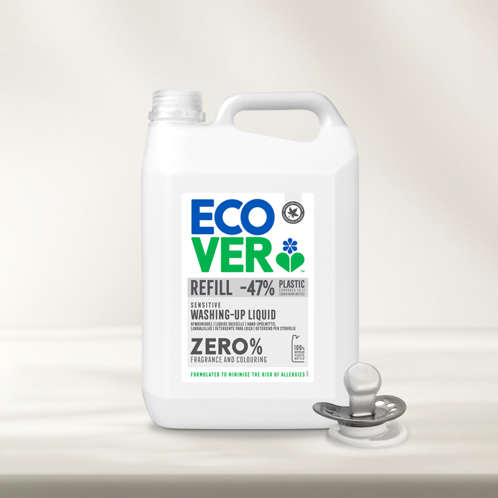 에코버 제로 저자극 주방세제 무향 5L, 1개 제품 이미지