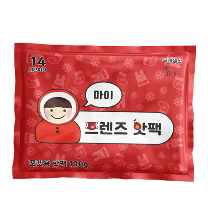 솔저 프랜즈 150g 대용량 핫팩 캠핑 골프 레저 겨울필수템 100개 - 상세 이미지 4