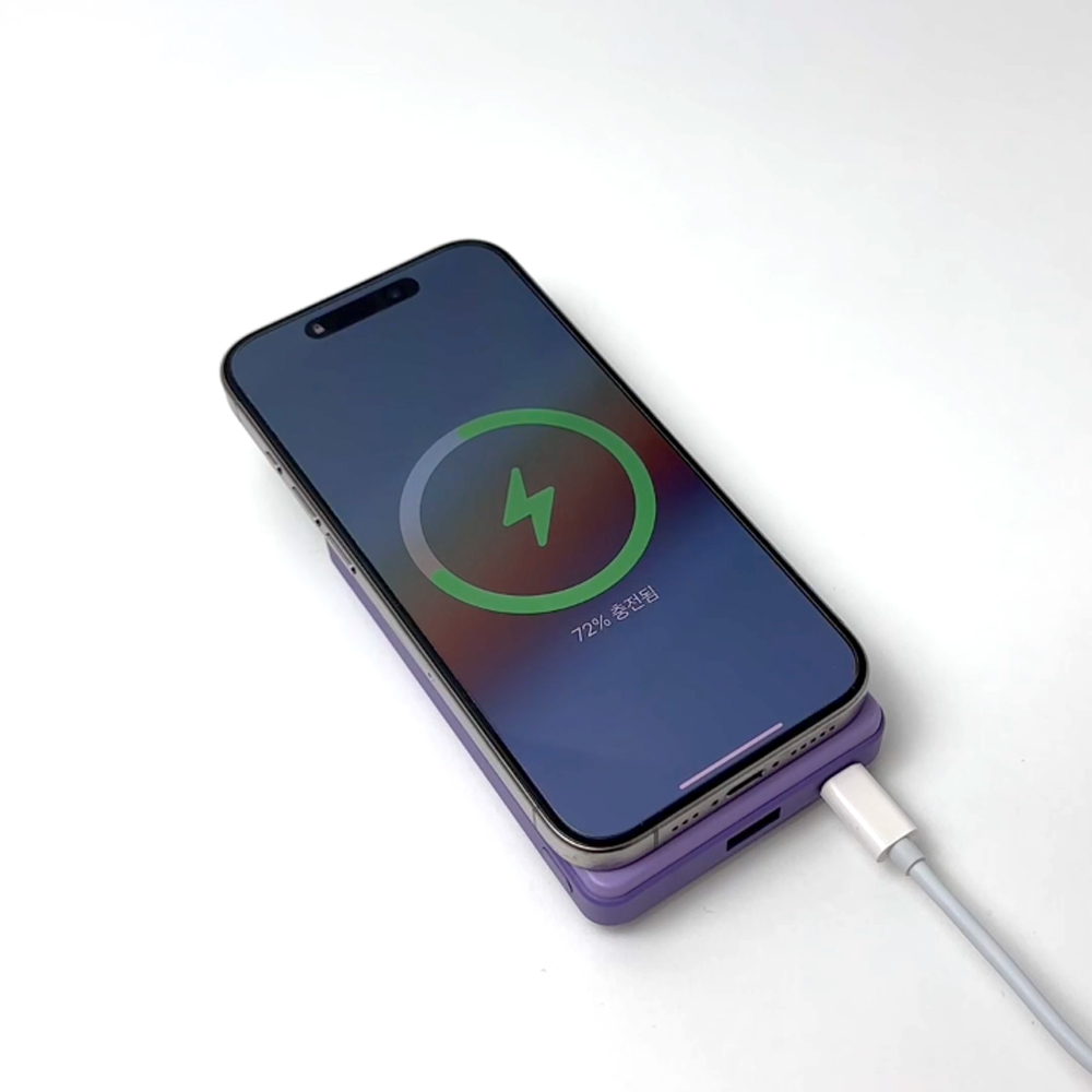 포켓몬스터 맥세이프 마그네틱 무선 충전 보조배터리 10000mAh PK100M - 상세 이미지 5