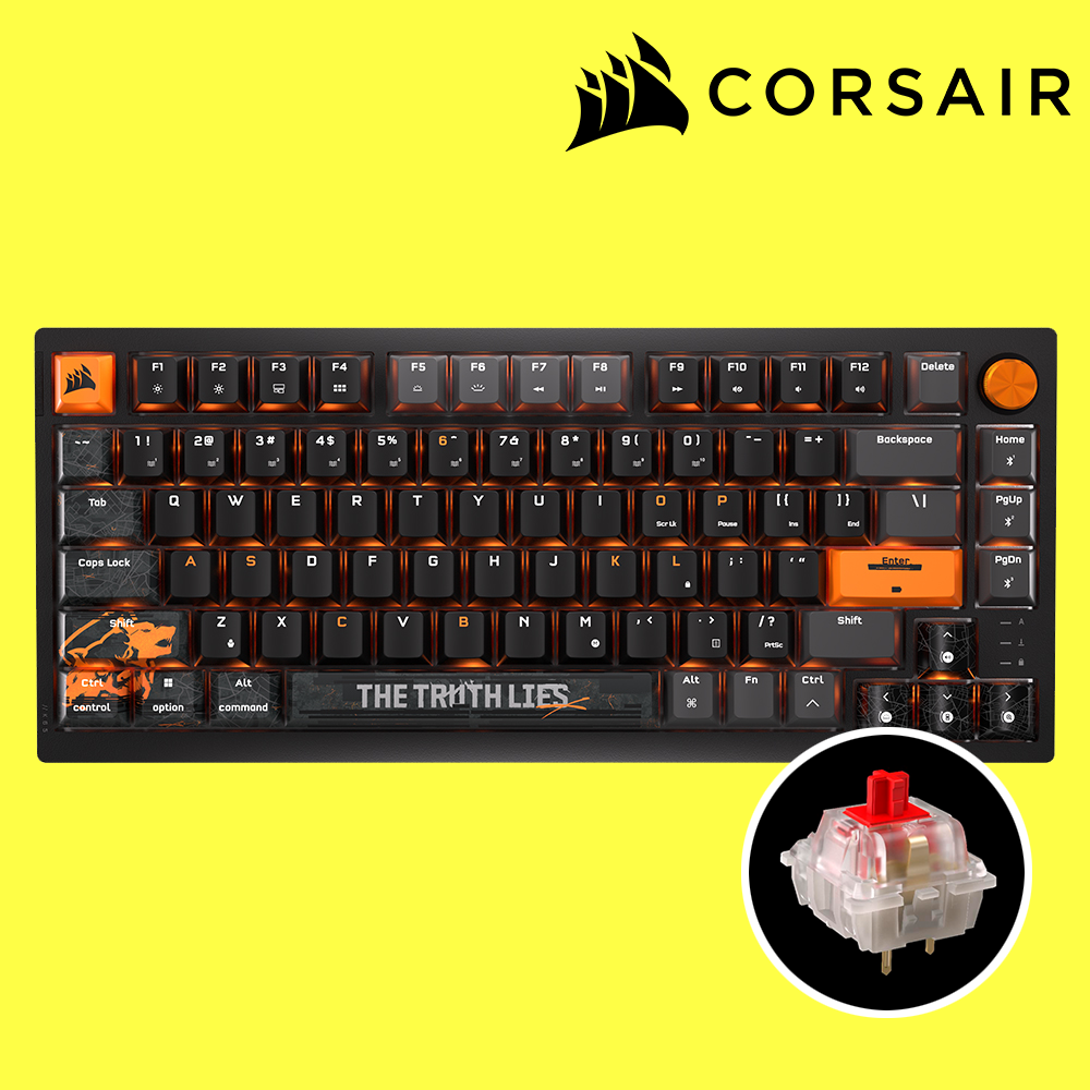 커세어 K65 RGB PLUS 무선 콜오브듀티 블랙옵스6 에디션 게이밍 기계식 키보드 - 상품 이미지