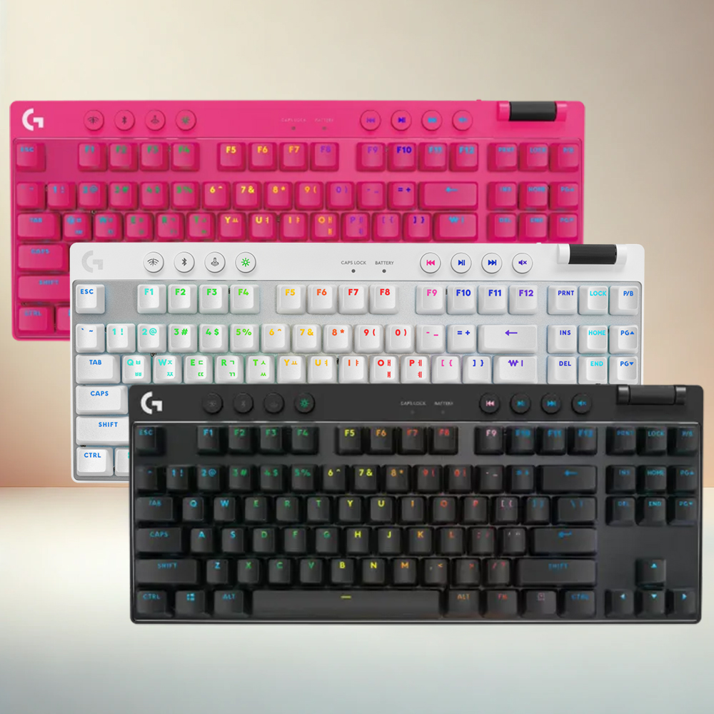 [국내정발] 로지텍코리아 G PRO X TKL LIGHTSPEED 무선키보드 갈축 - 상품 이미지
