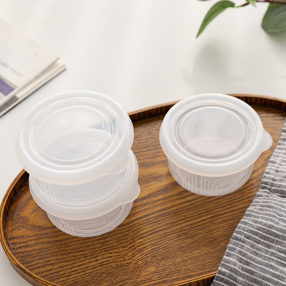 냉장고 소스용기 밀폐 소분용기  F(180ml 3개) 2세트 반찬통 - 상세 이미지 3