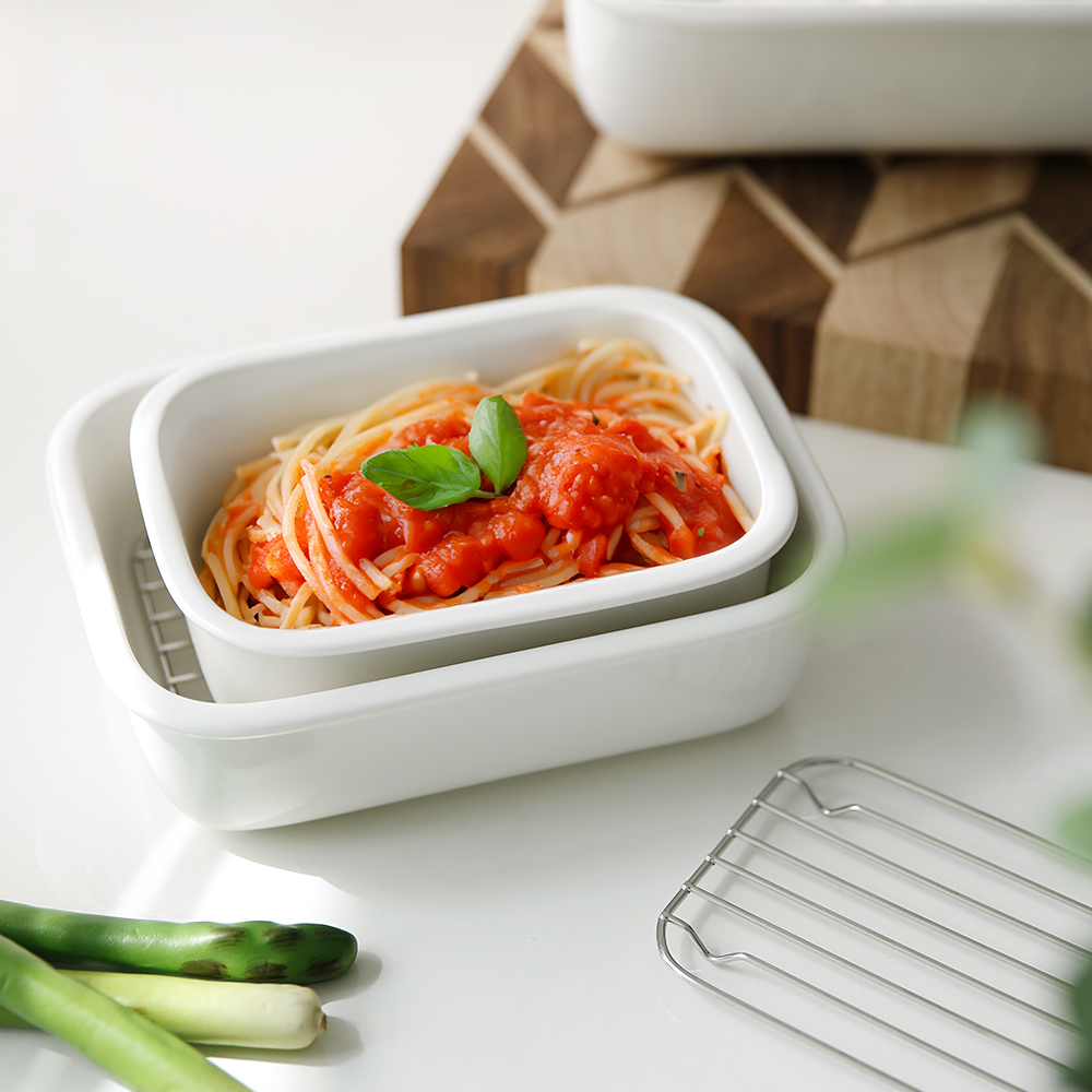 하이 세라믹 밧드 오븐 그릇 에어 프라이어 도자기용기 중 - 상세 이미지 5