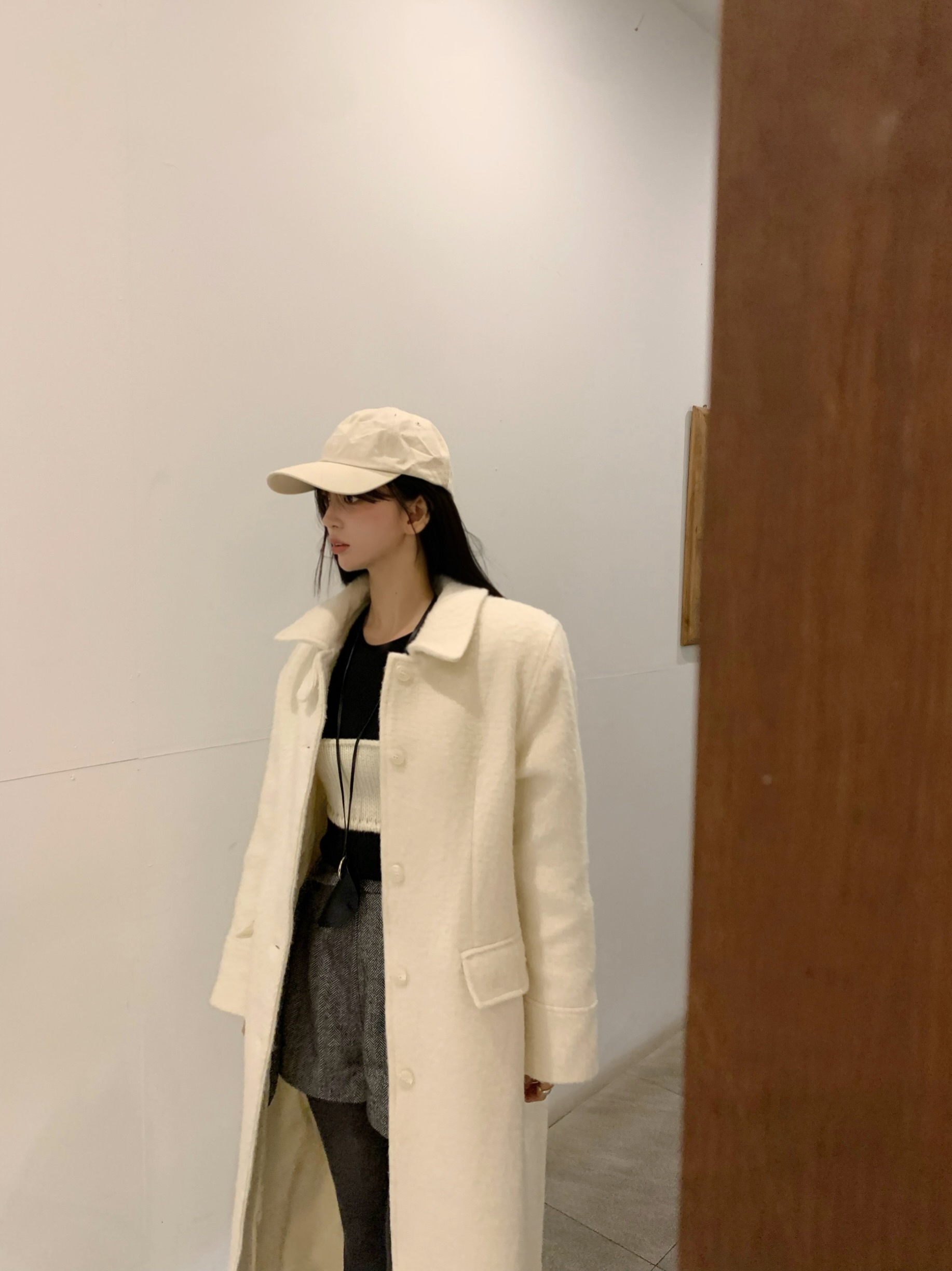 wool 100) monde wool long coat 상세 이미지 47