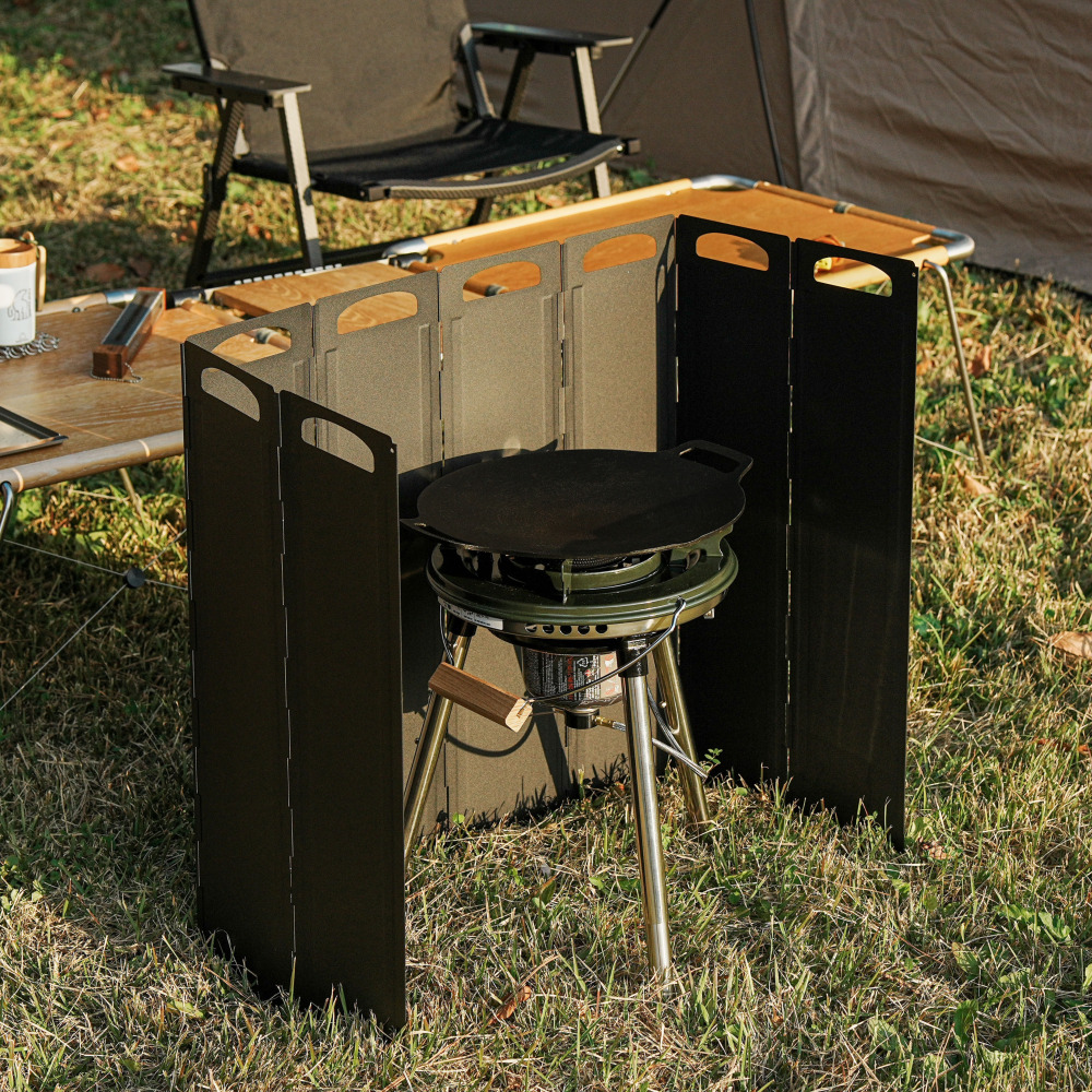 올지 캠핑 버너 바람막이 화로대 구이바다 그리들 가림막 접이식 캠핑용 60cm